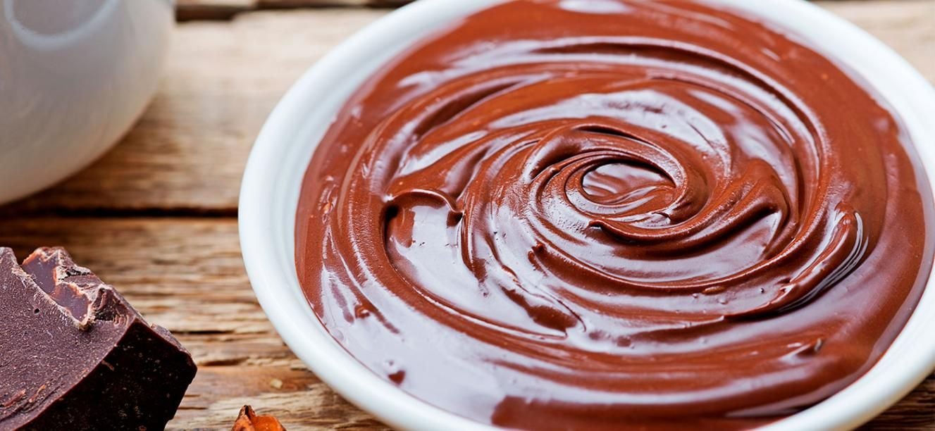 Crema pastelera de chocolate