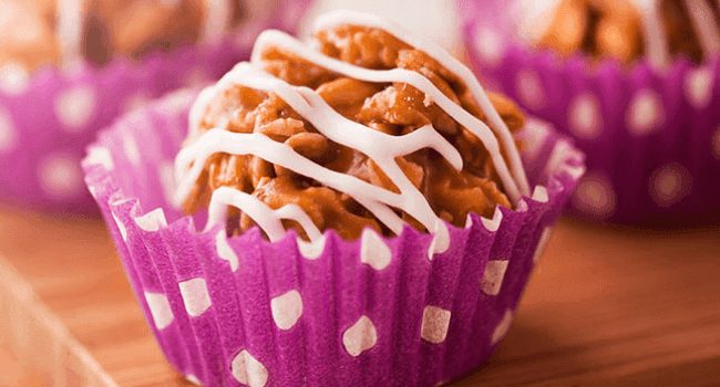 Postre crocante de caramelo