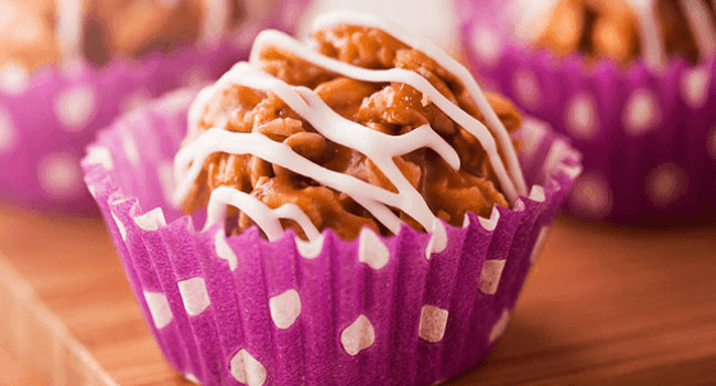 Postre crocante de caramelo