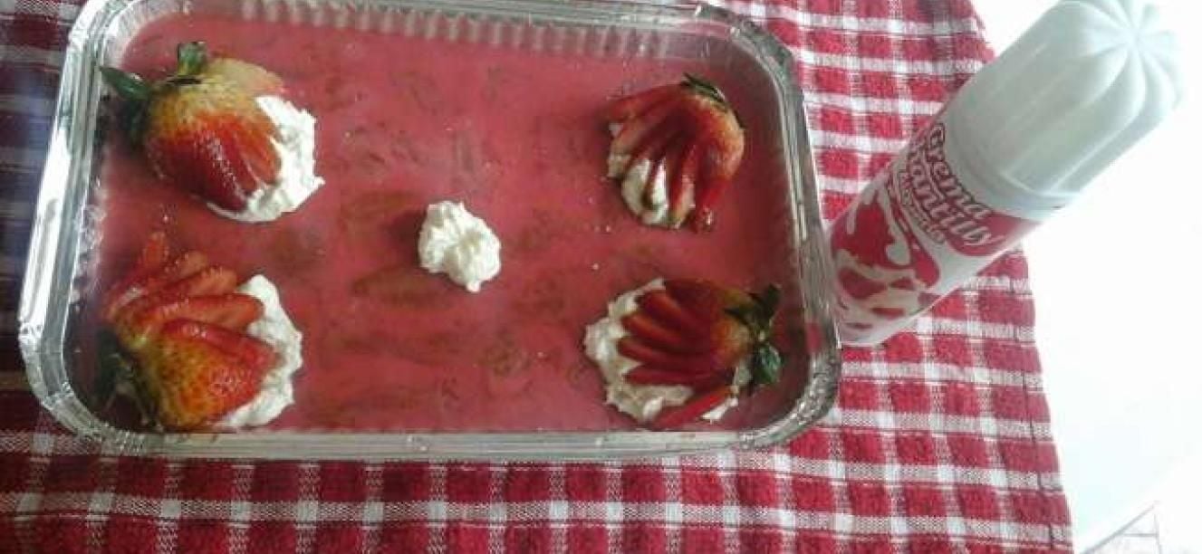 Esponjado de fresas
