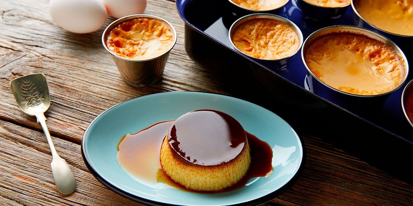 Flan de microondas