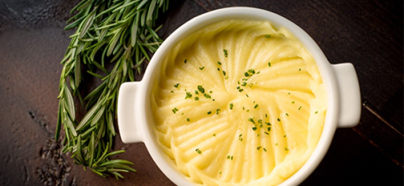 Pure de papas gratinado
