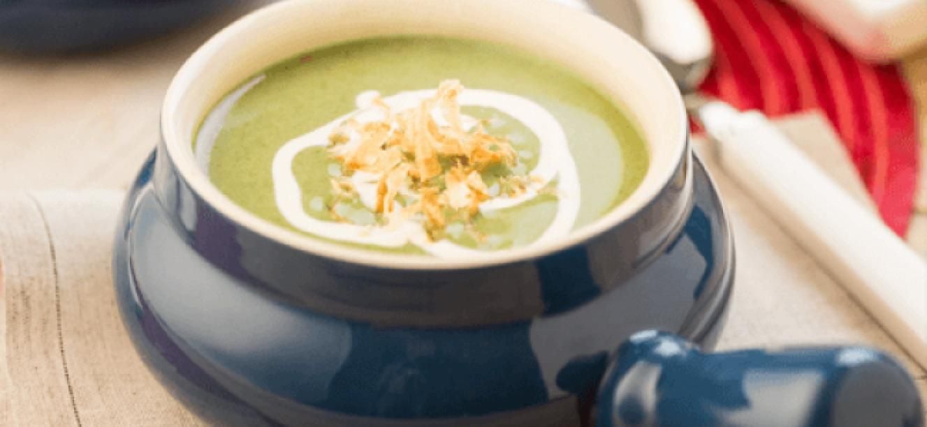 Sopa especial de espinaca