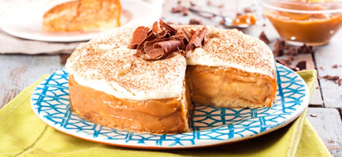 Torta helada de tres leches