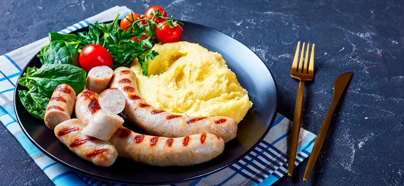 Salchicha con Crema de Leche Alqueria