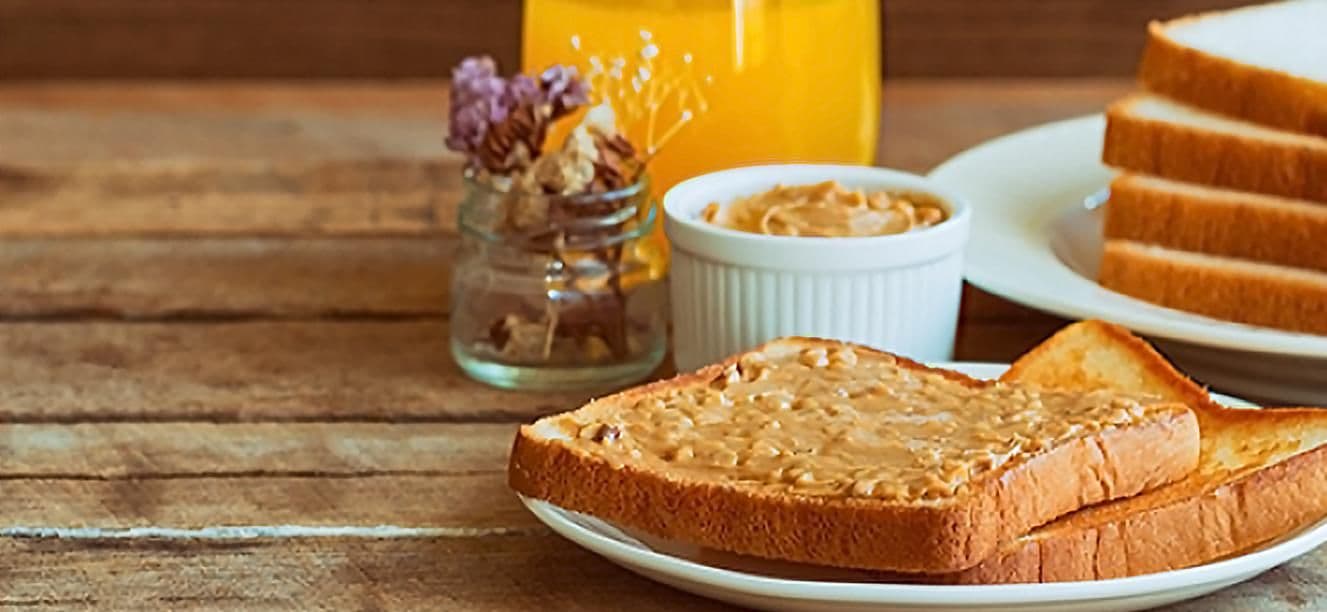 Sanduche cremoso para el desayuno