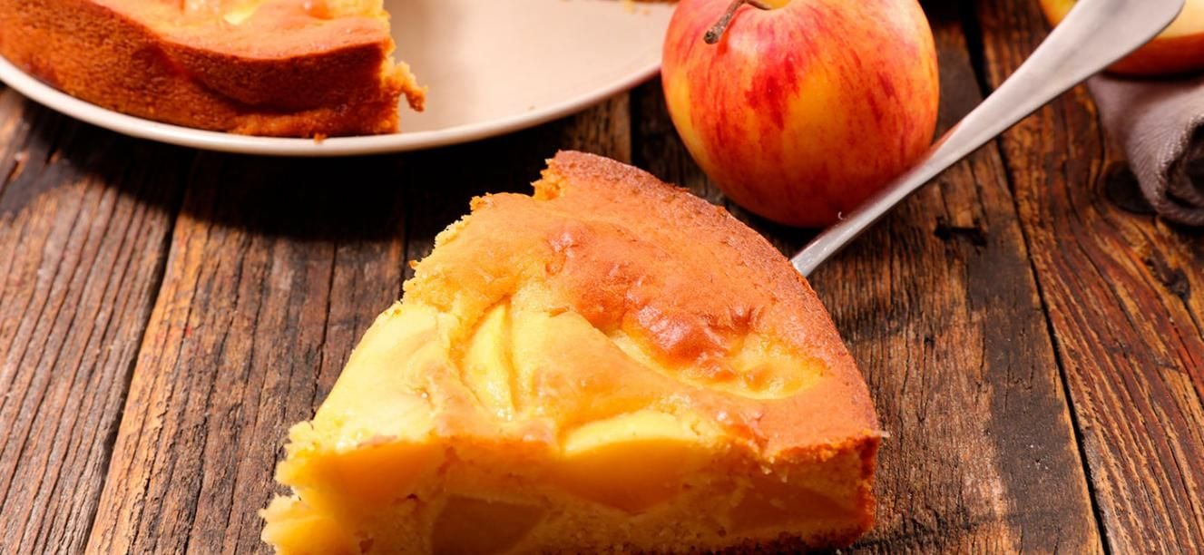 Torta de manzana en hojaldre