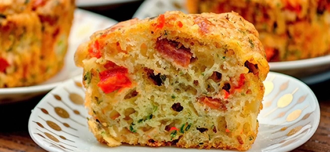 torta de pan y jamon con crema alqueria