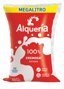 Leche Entera 100% Cremosa Alquería Leche Entera 100% Cremosa Alquería
